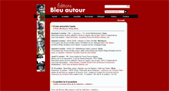 Desktop Screenshot of bleu-autour.com